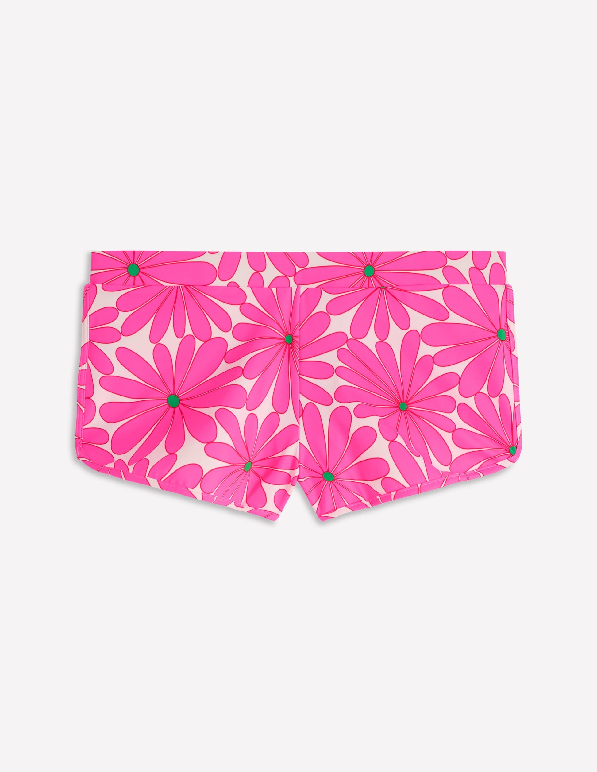 Rash Guard Swim Shorts-Sangria Sunset, Daisy Blossom-6