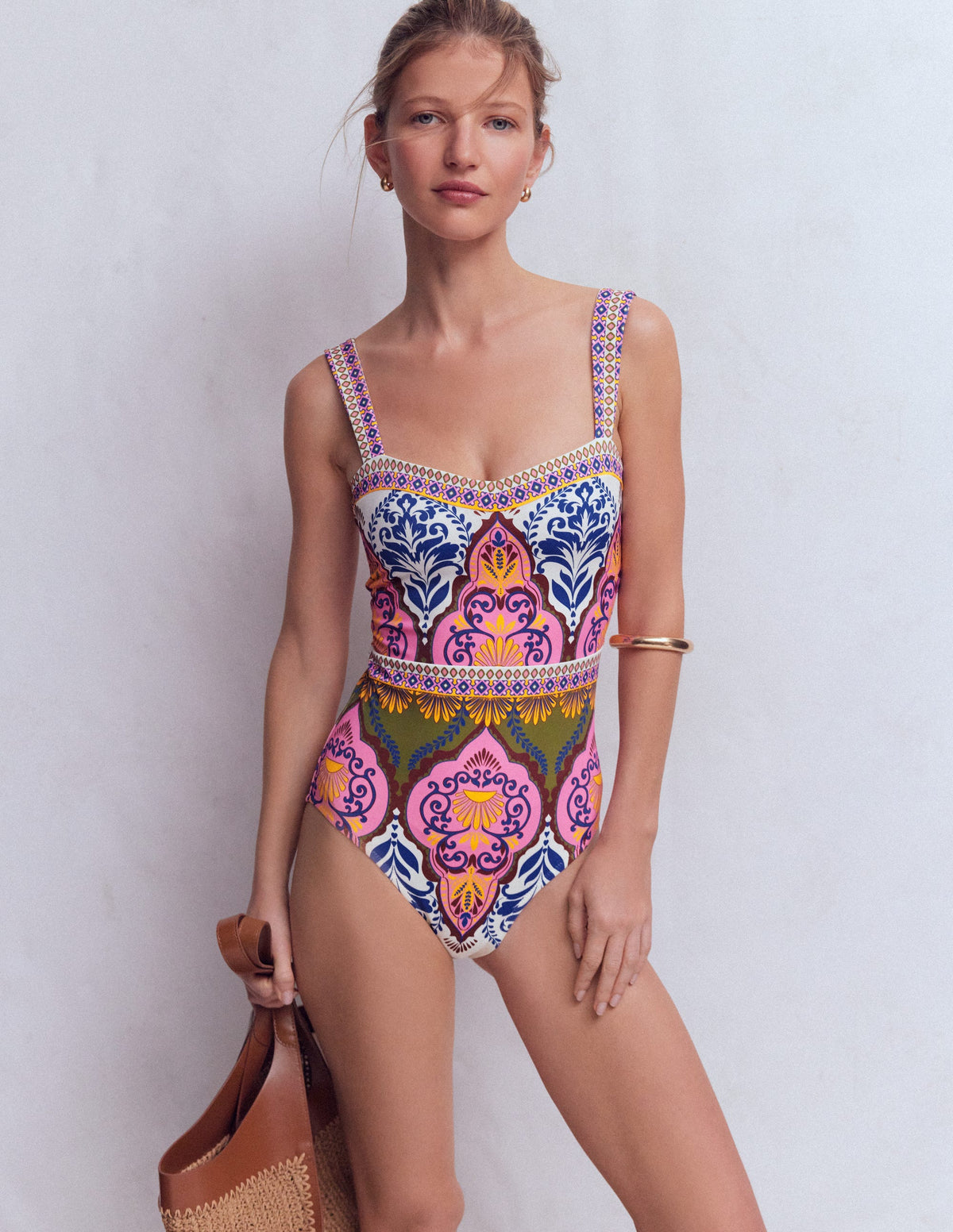 Clean Sweetheart Swimsuit-Multi, Ornamental Garden - Image 4