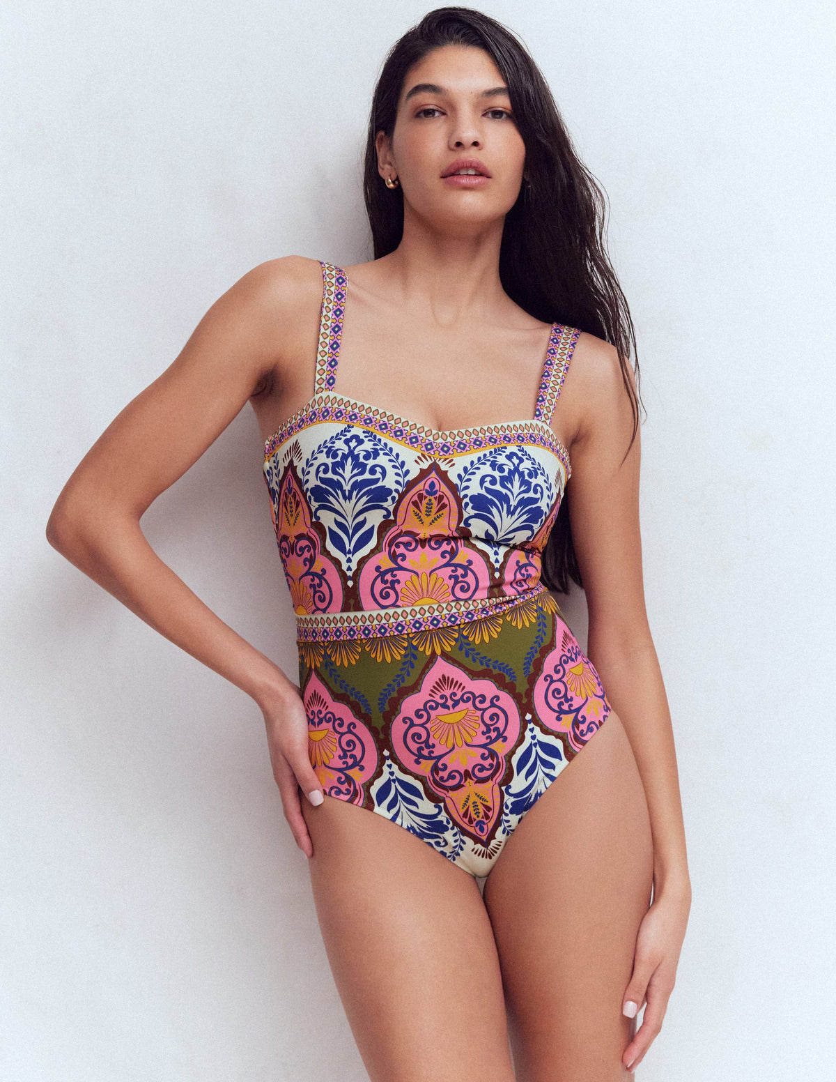 Clean Sweetheart Swimsuit-Multi, Ornamental Garden - Image 7