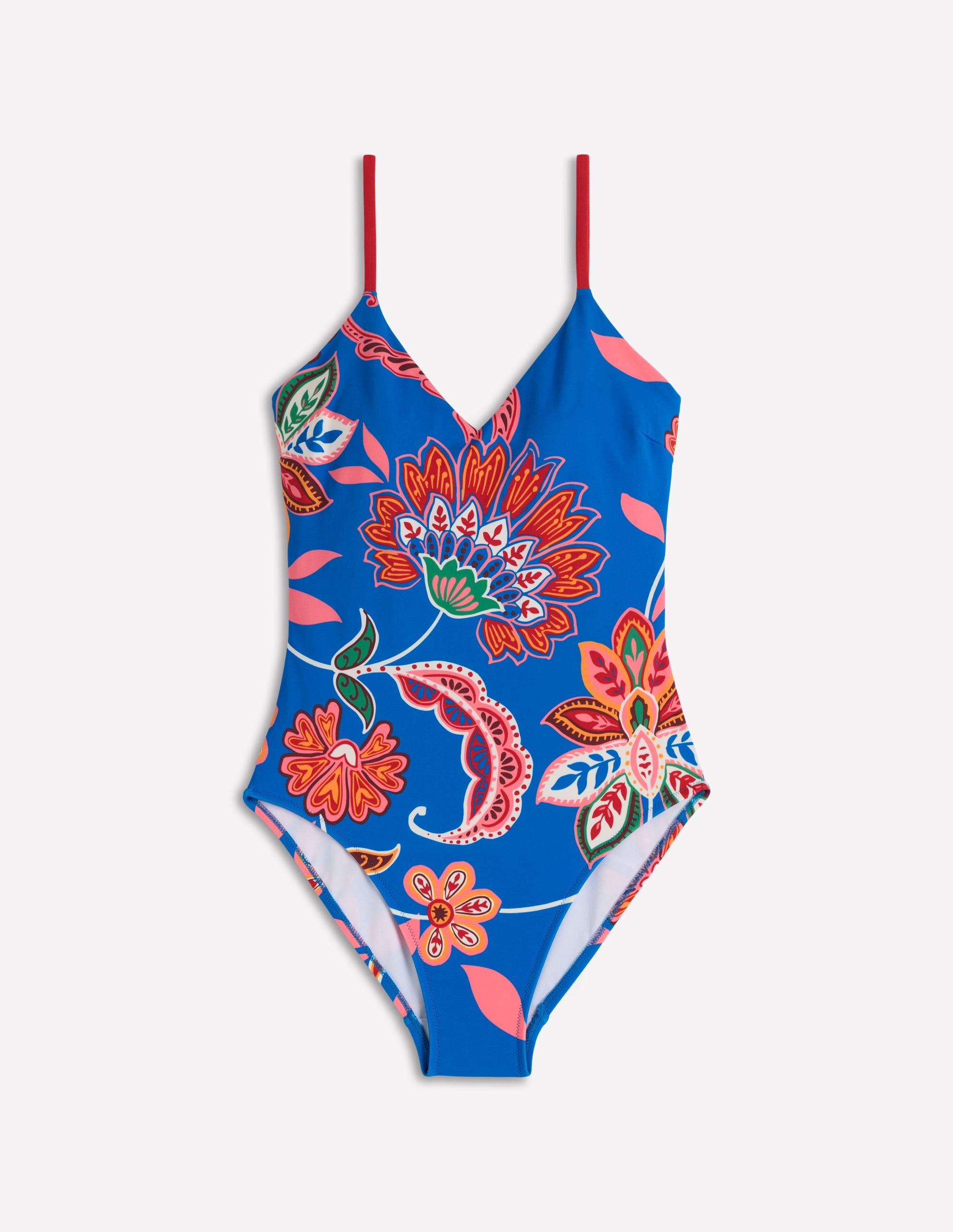 Palermo V Swimsuit-Blue, Elegant Blossom - Image 6