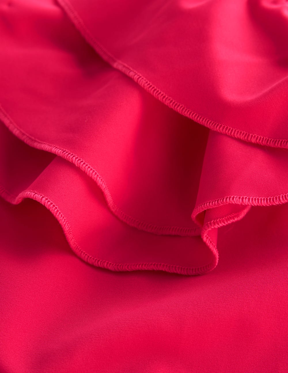 Mega Ruffle Swimsuit-Rosy-7