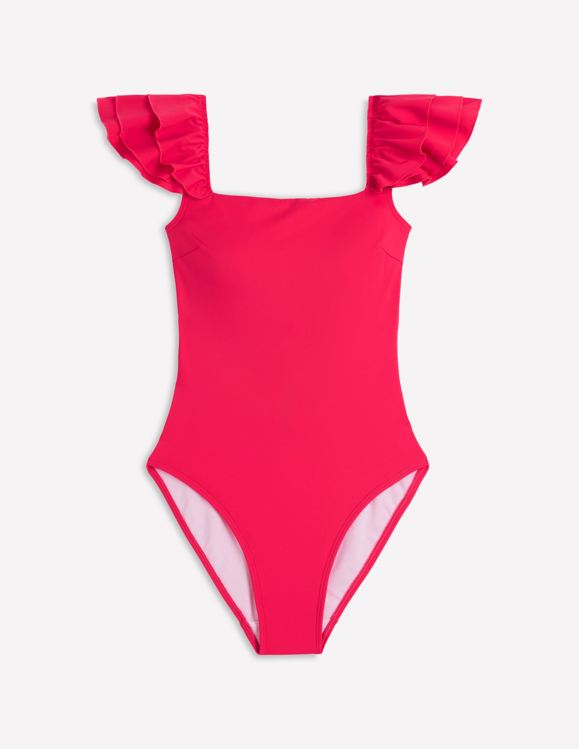 Mega Ruffle Swimsuit-Rosy-6