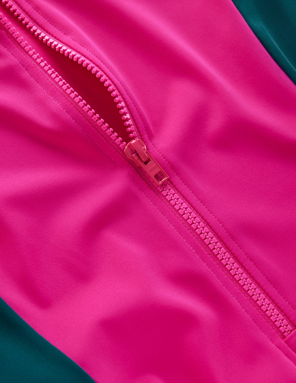 Short Sleeve Rash Guard Top-Pink, Colourblock-6