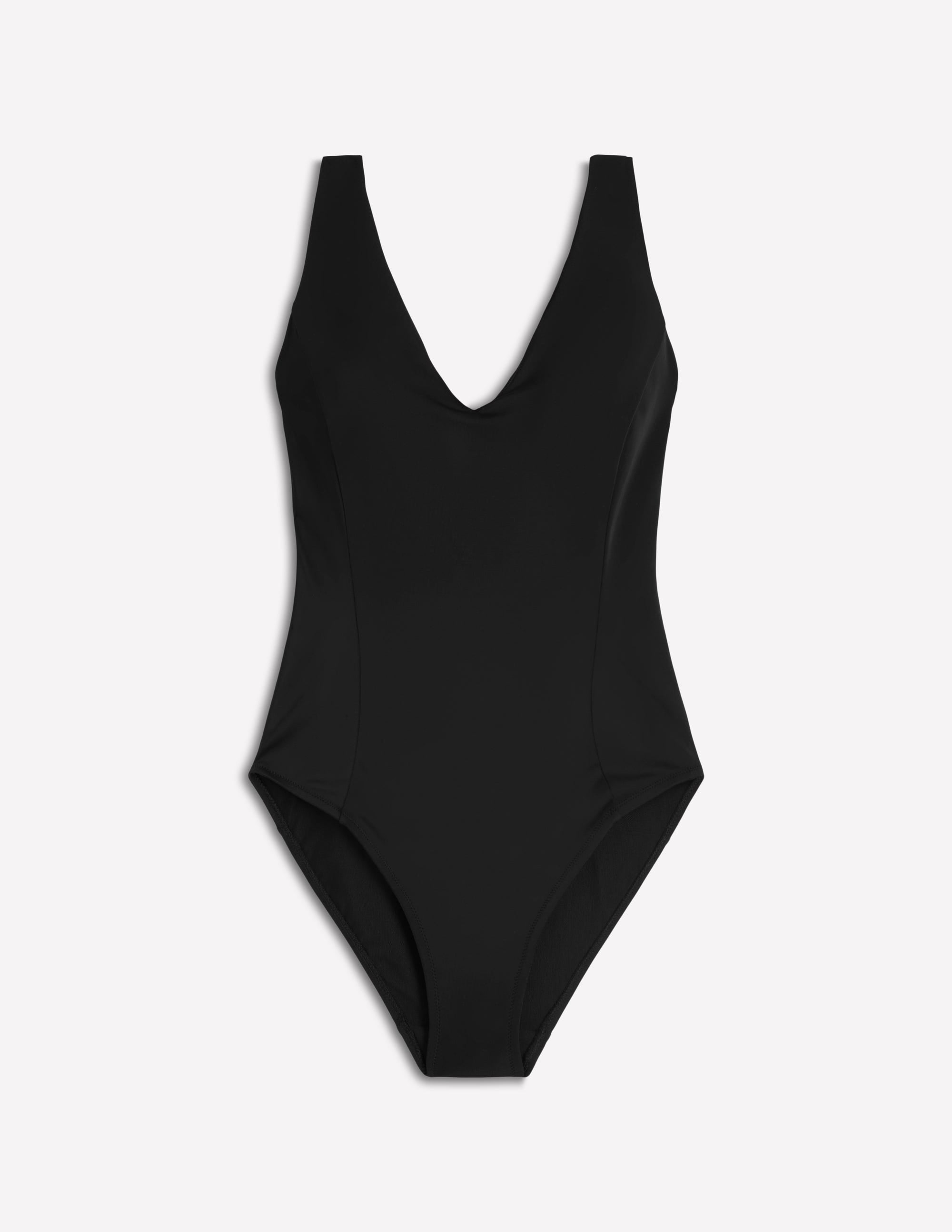Strap Detail Swimsuit-Black - Image 5