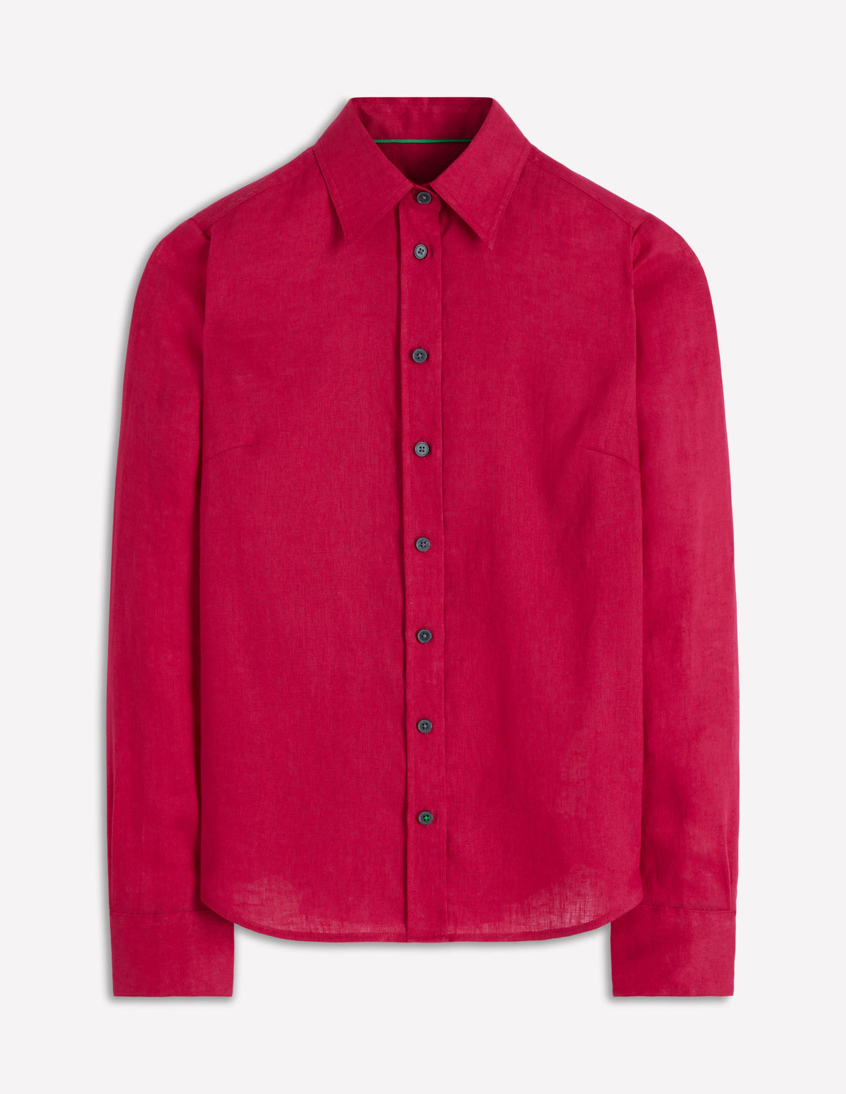 Sienna Linen Shirt-Pomegranate - Image 6