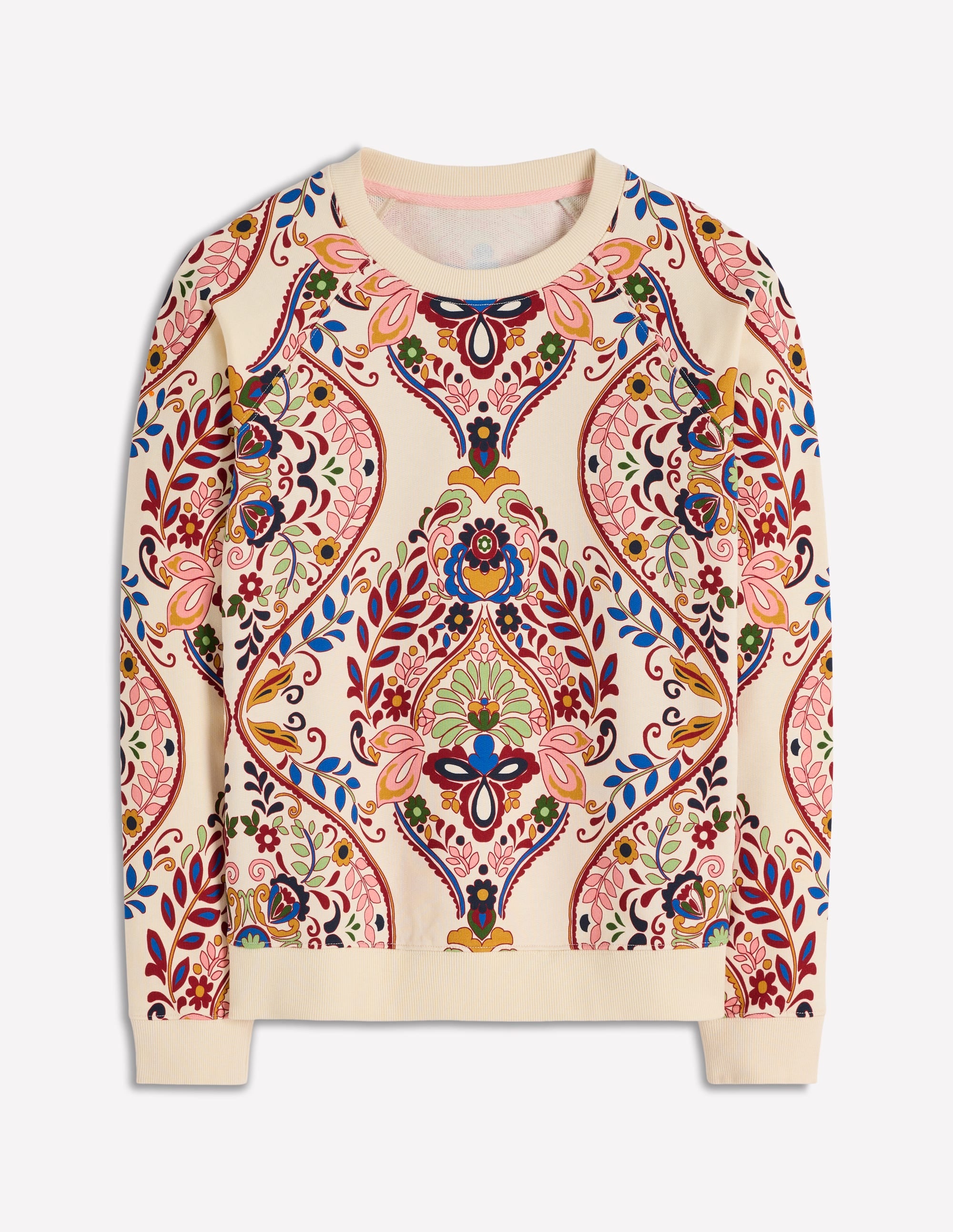 Rosa Printed Sweatshirt-Multi, Enchanted Gardenia - Image 6