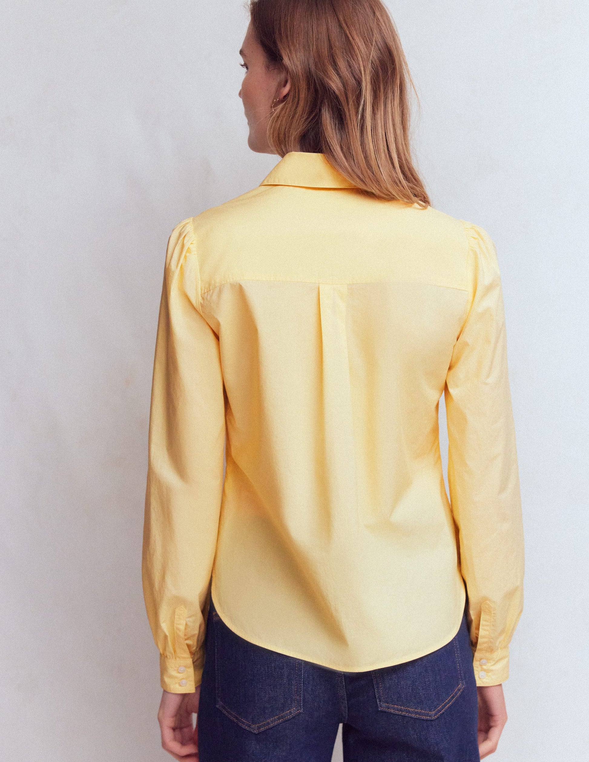 Cara Cotton Shirt-Buttercream-3