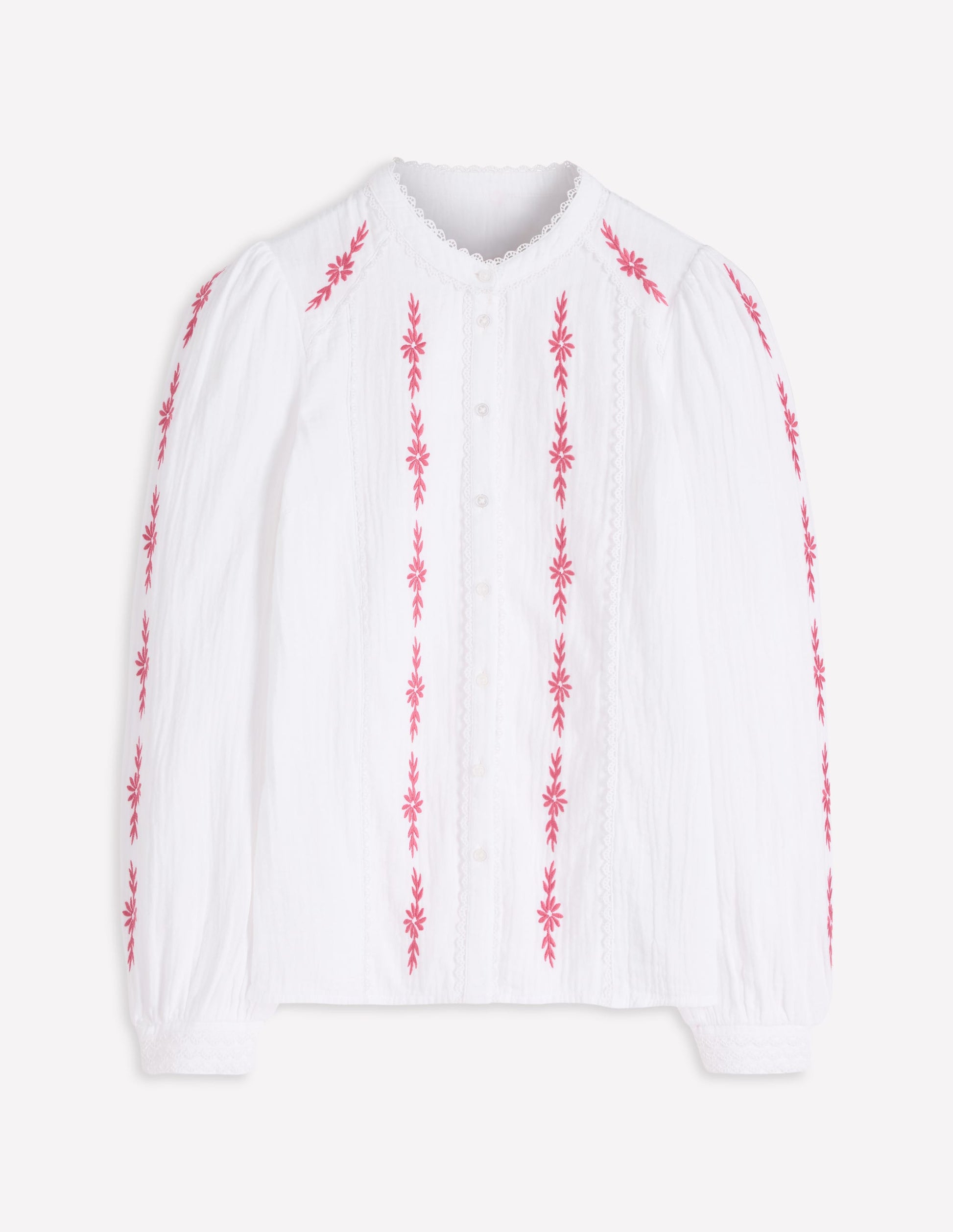 Rhea Trim Doublecloth Top-White Winter Blush floral-6