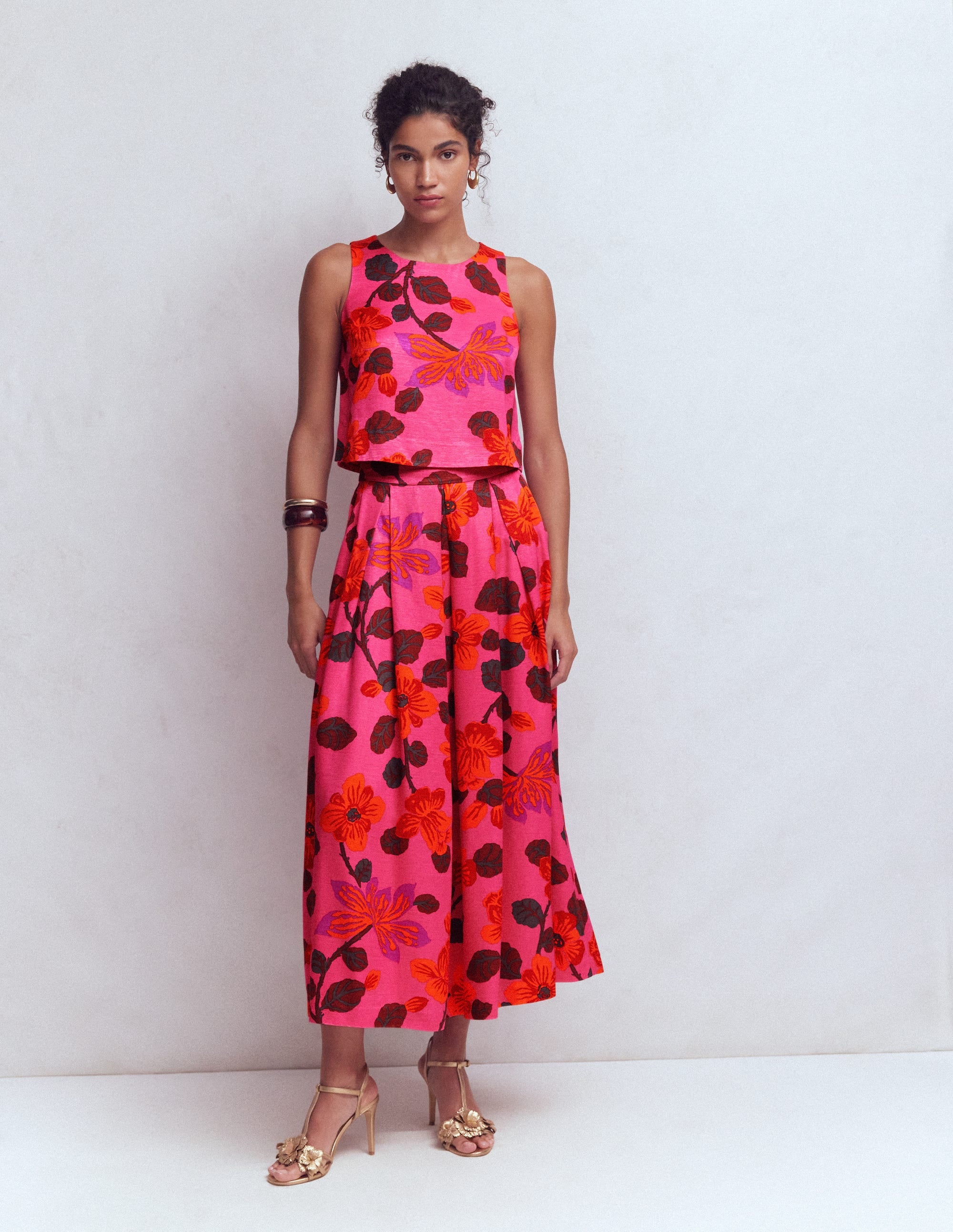 Occasion Shell Top-Multi, Elaborate Blossom - Image 4