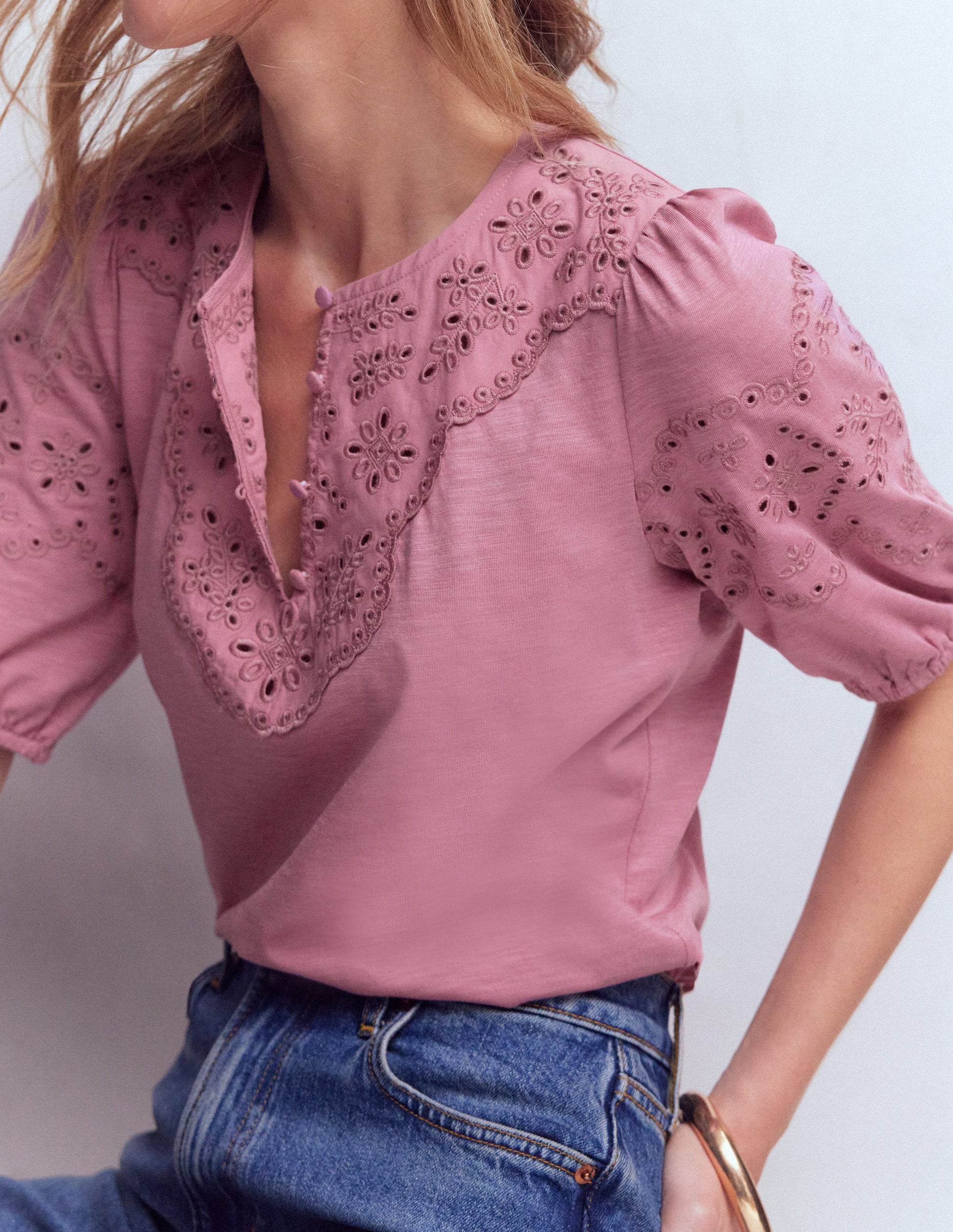 Ada Broderie Mix Top-Lilas-2
