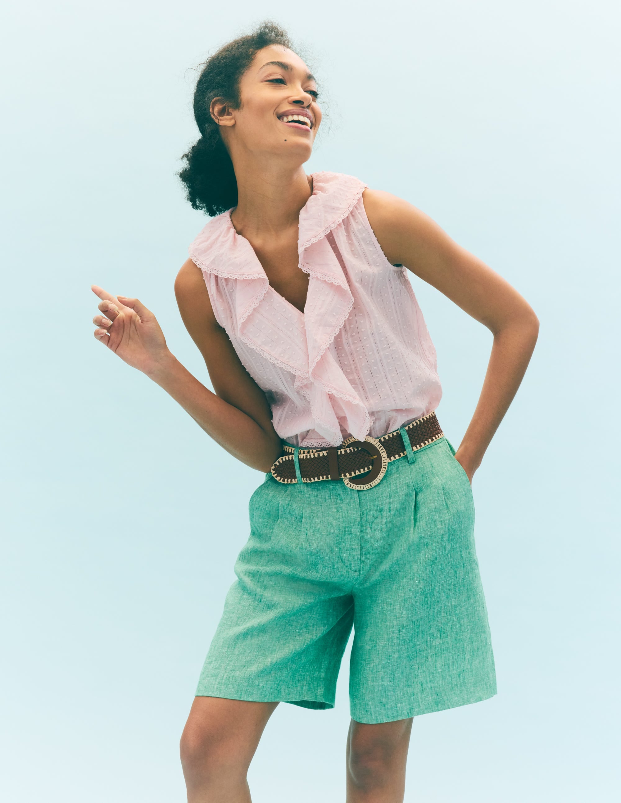 Eliza Sleeveless Top - French Pink | Boden Global