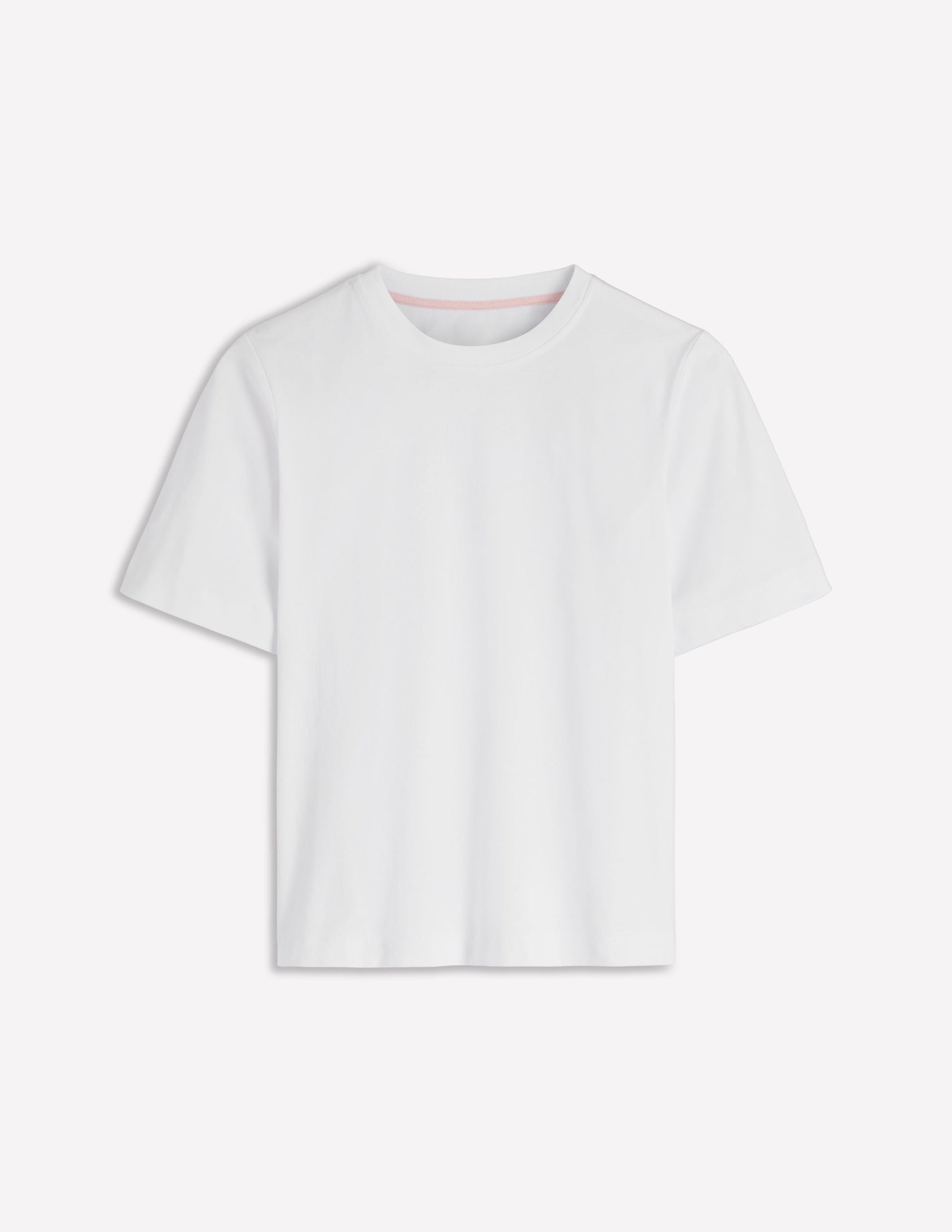 Relaxed Cotton T-shirt-White-5