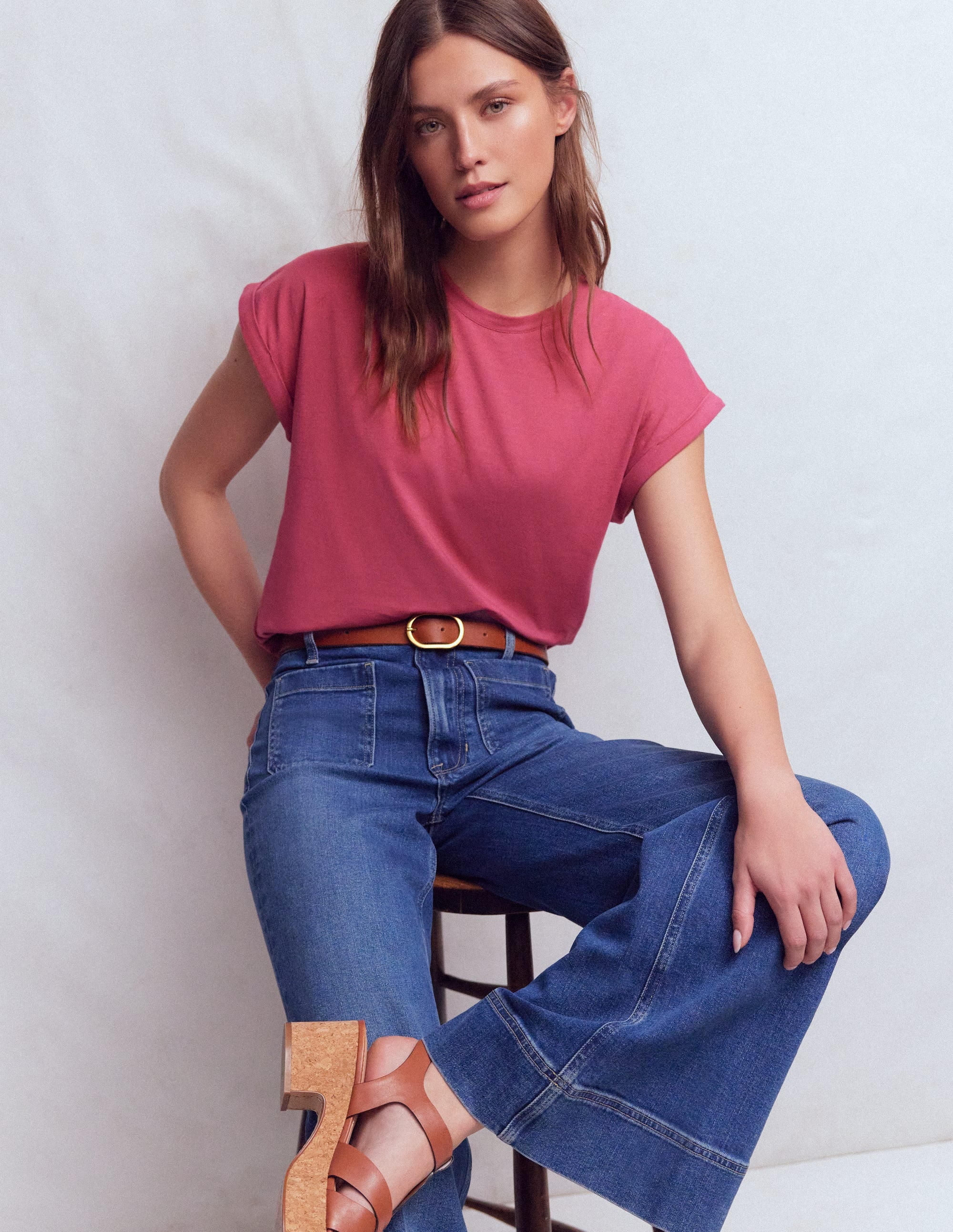 Turn Back T-shirt-Pink Blush - Image 4
