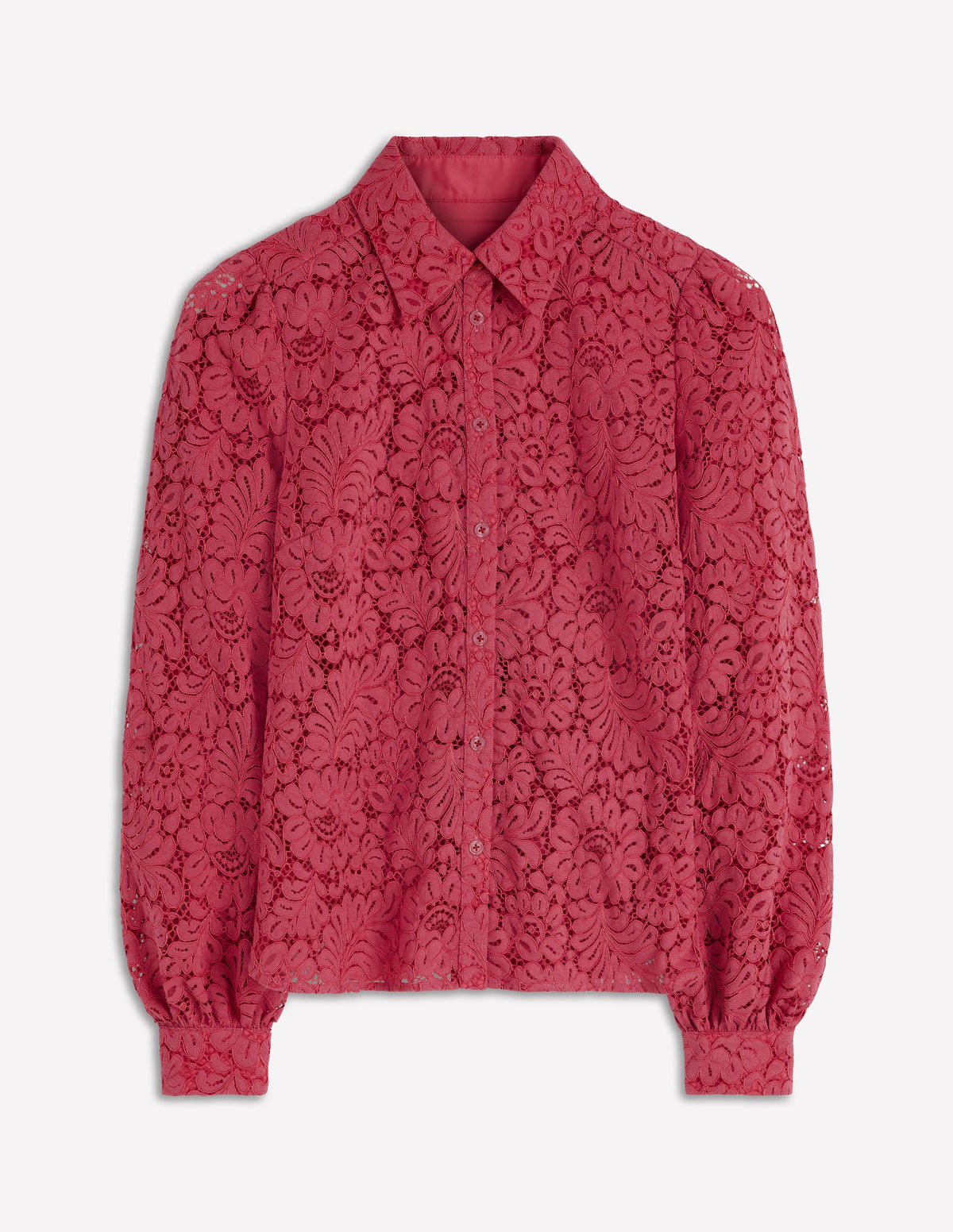 Cara Lace Shirt-Cherry Blush - Image 6