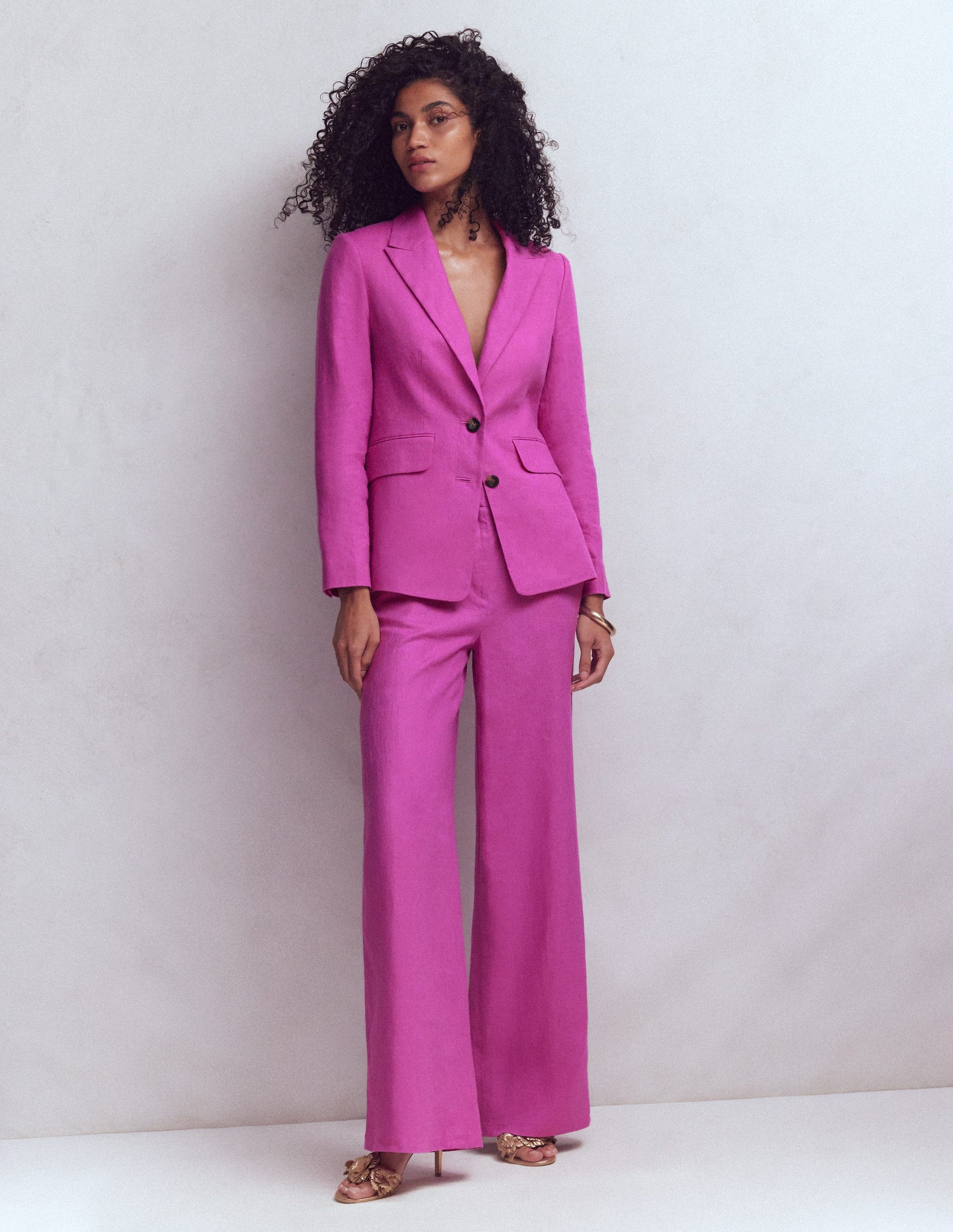 Stamford Linen Blazer-Passion Flower-4