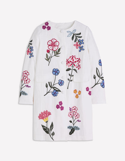 Embroidered Longline Coat-Ivory Embroidered-8