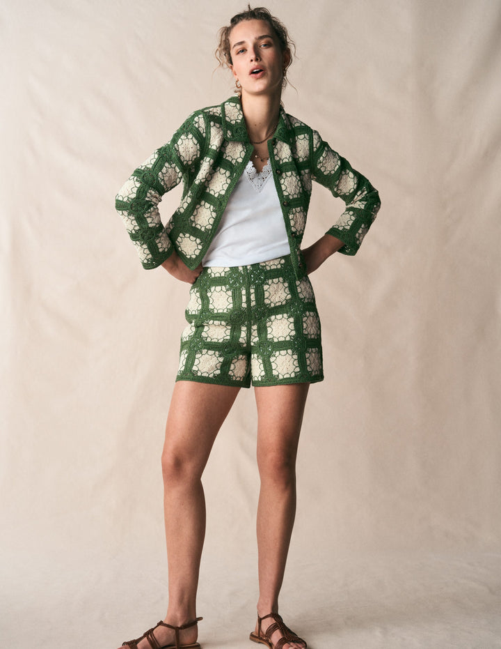 Crochet Jacket-Multi