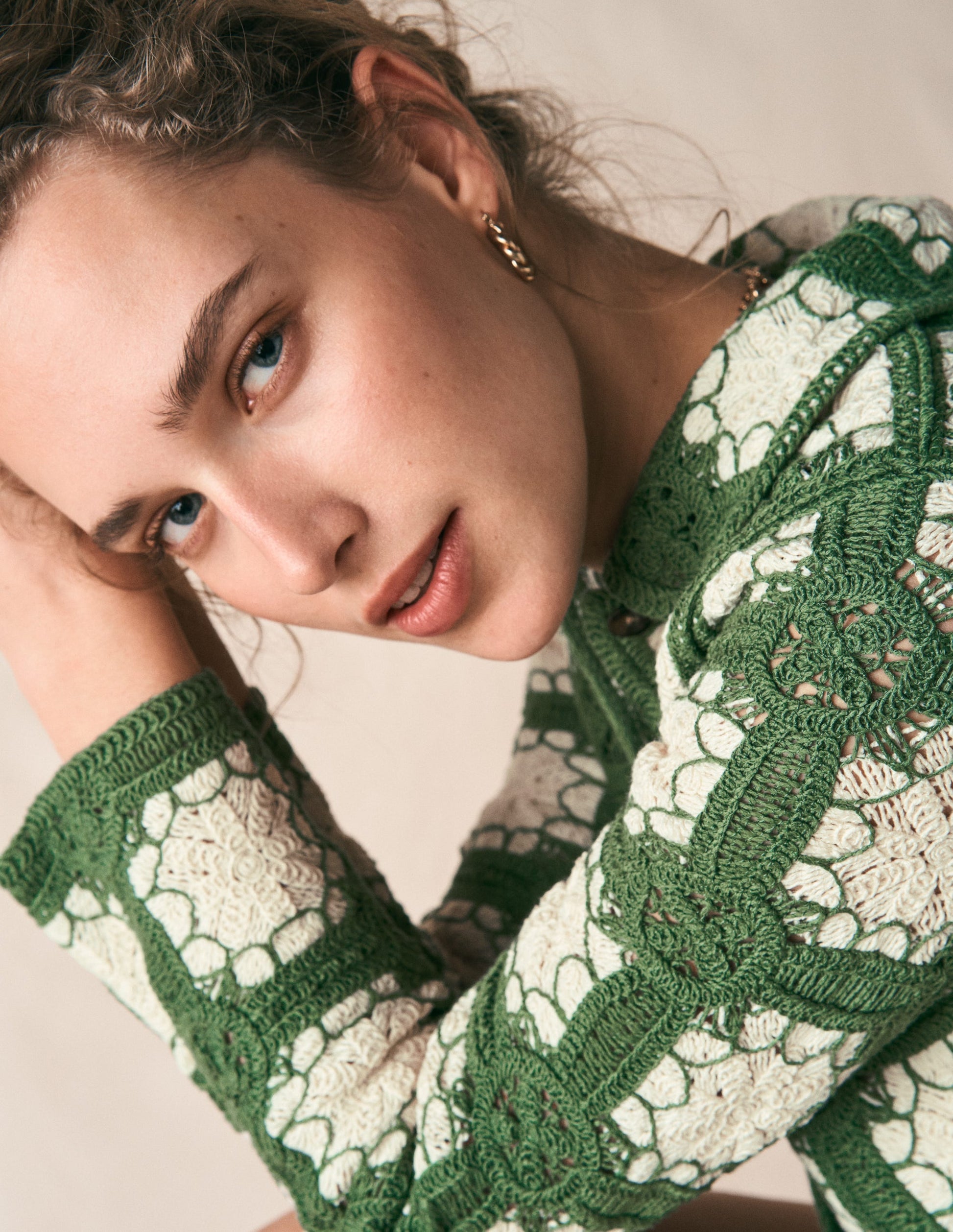 Crochet Jacket-Multi-9