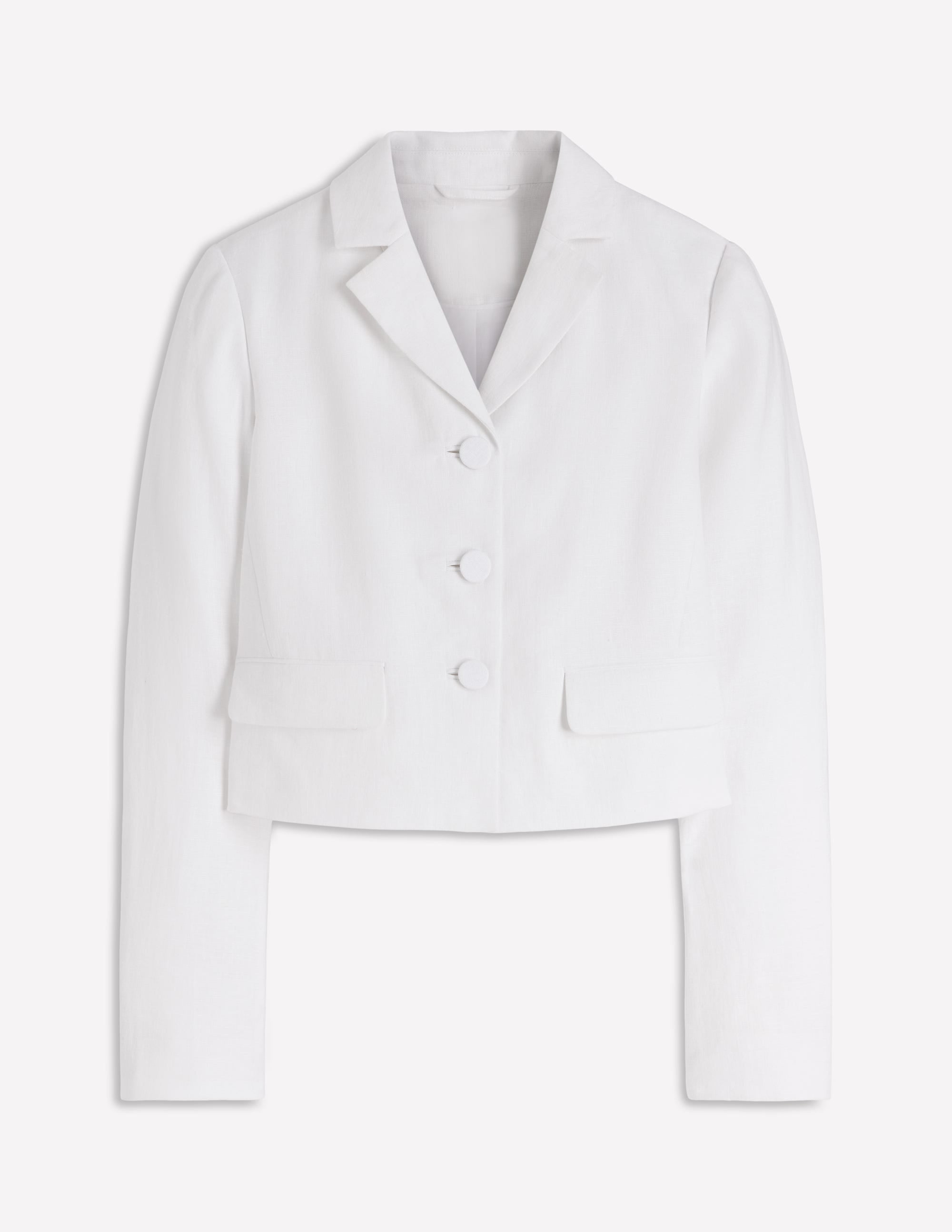 Dartmouth Linen Blazer-White - Image 5