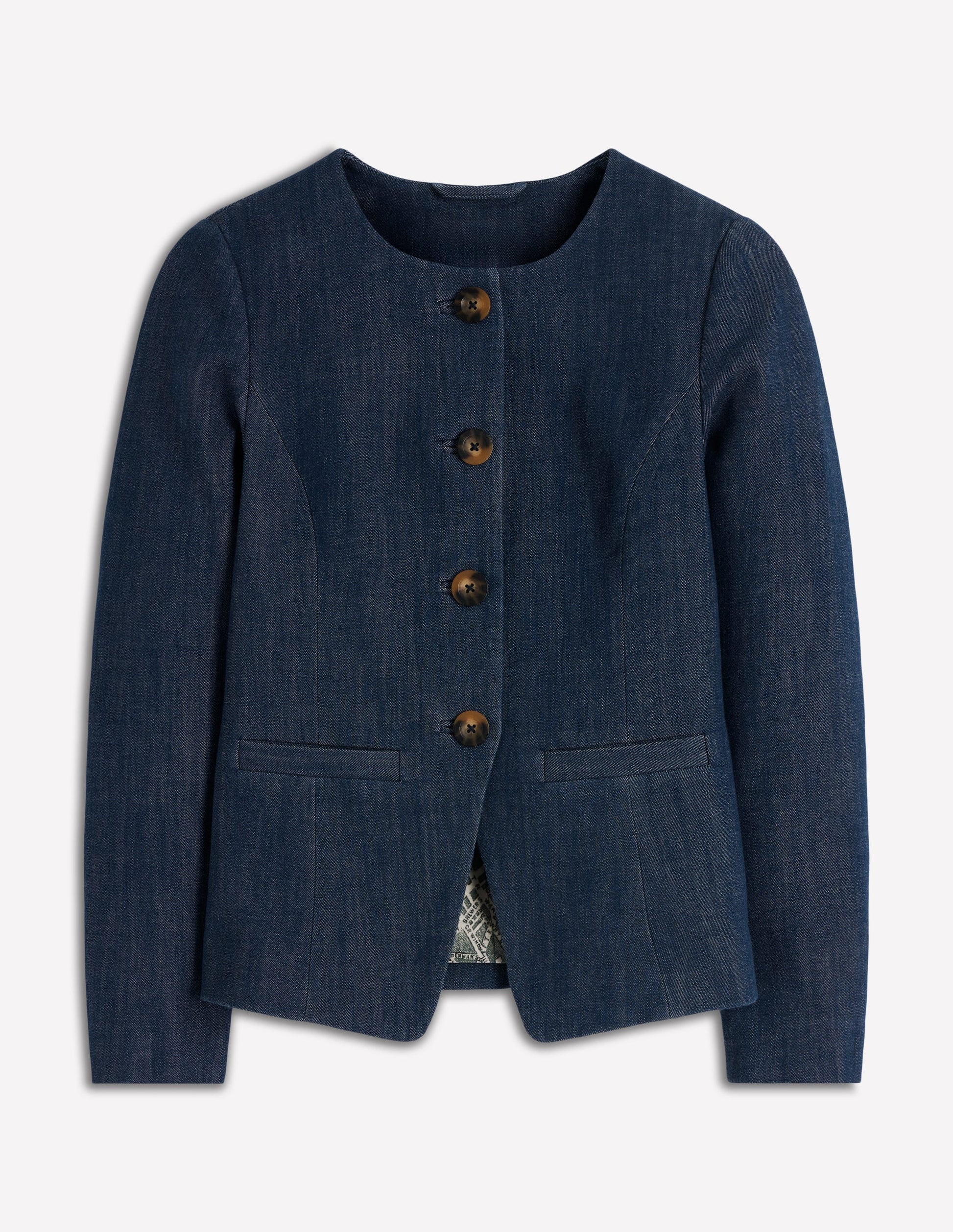 Hampstead Cotton Twill Blazer-Navy-7