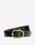 Classic Leather Belt-Green