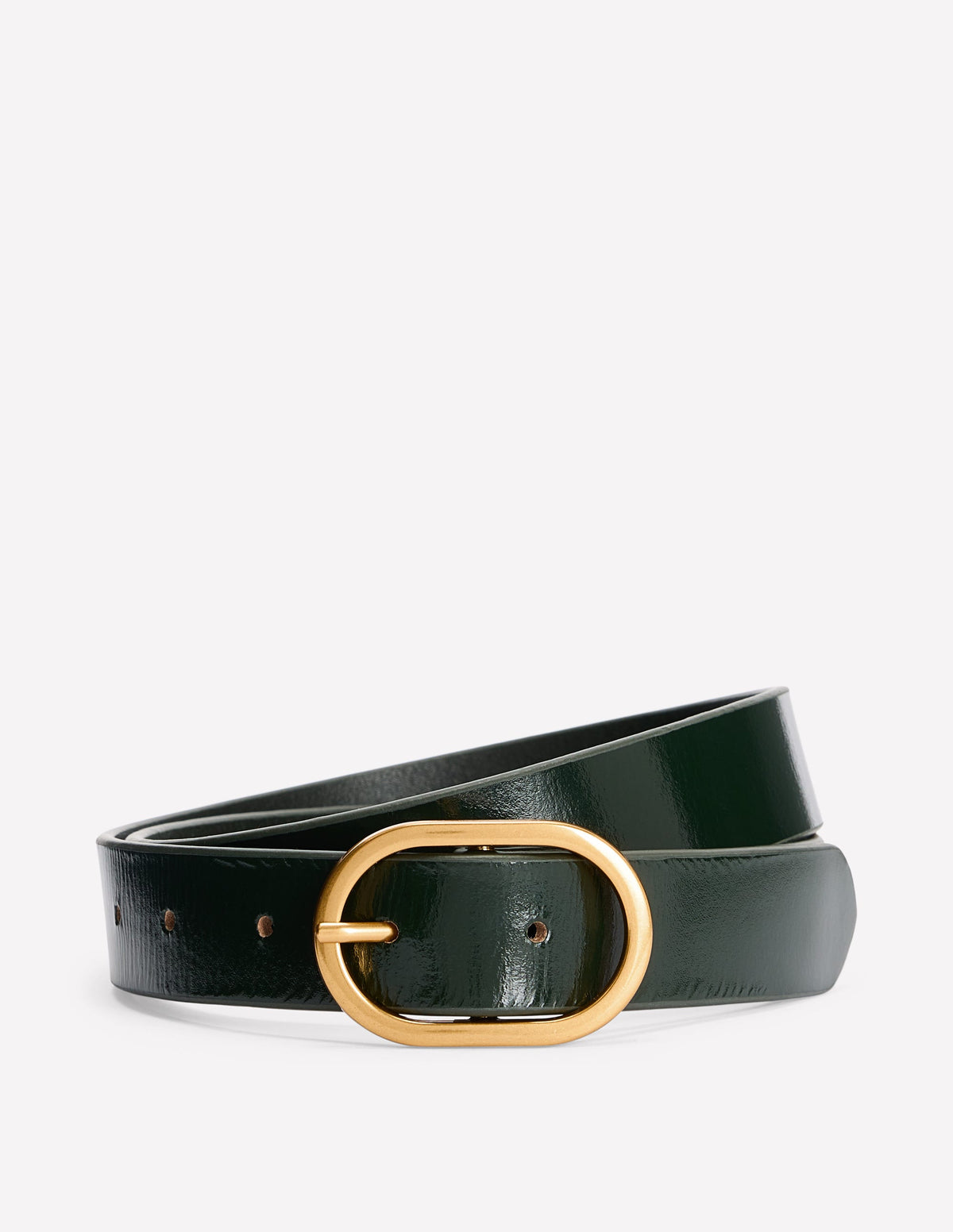 Classic Leather Belt-Green - Image 1
