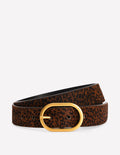 Classic Leather Belt-Mini Leopard