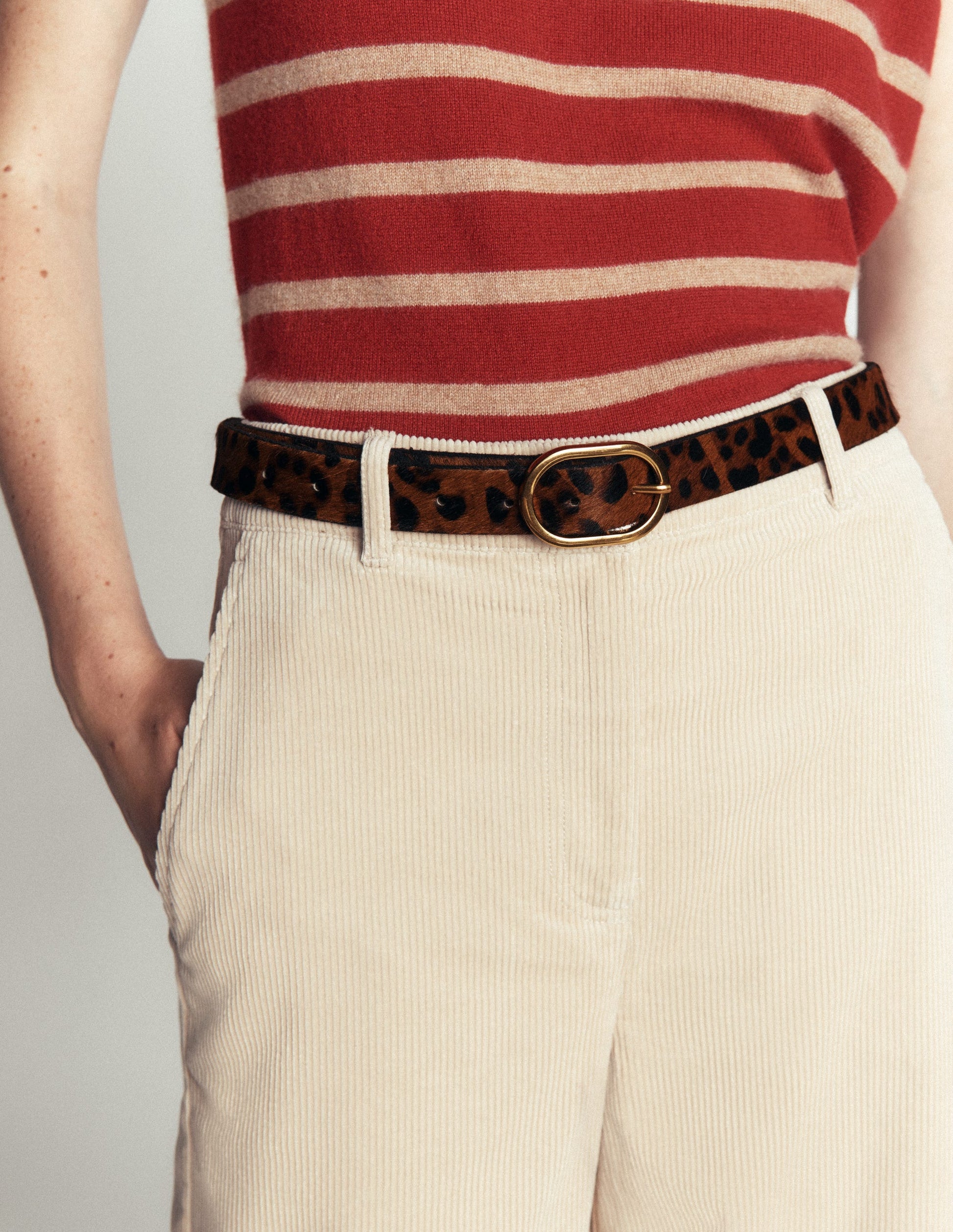 Classic Leather Belt-Mini Leopard-2