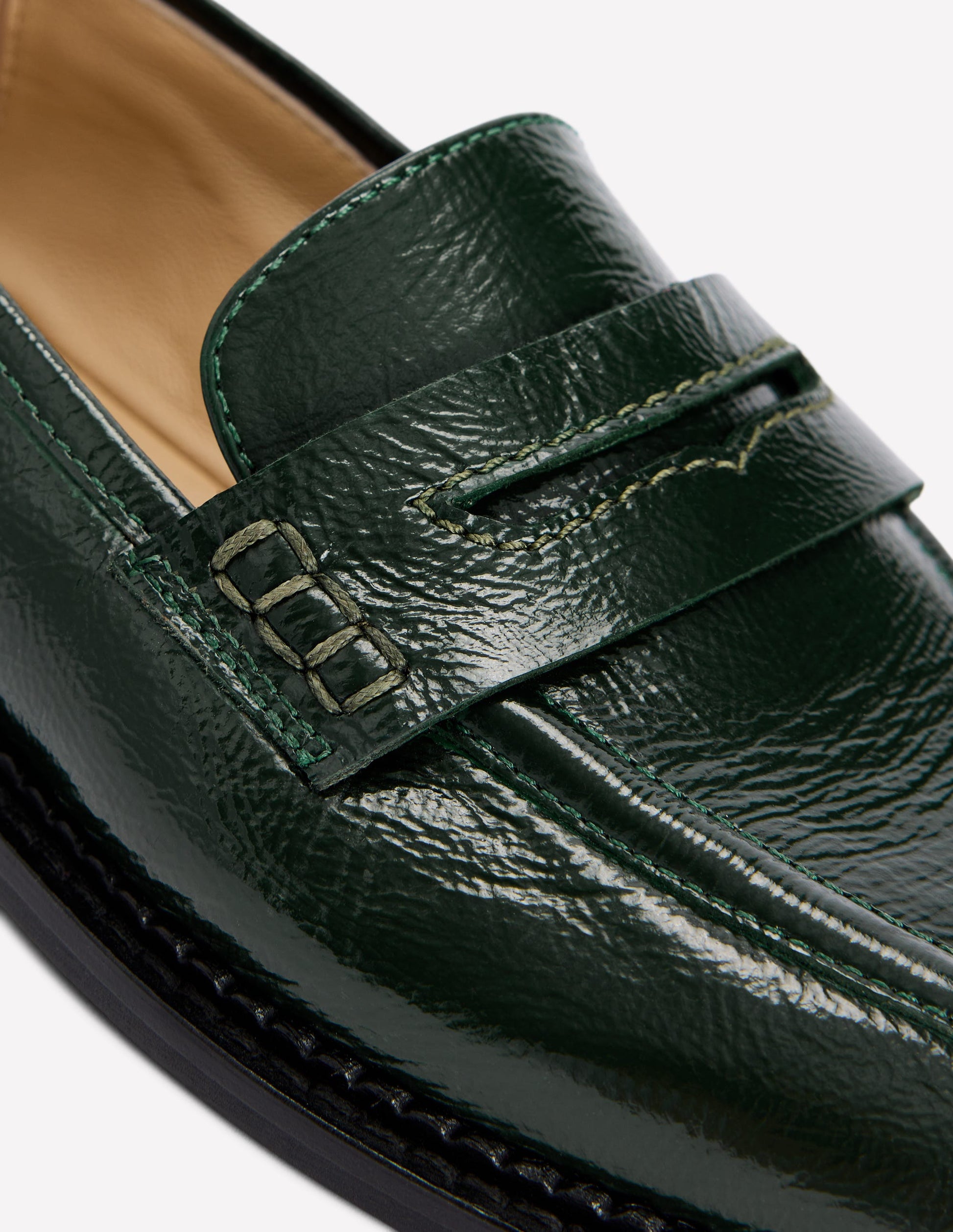 Nya Penny Loafers-Green-4