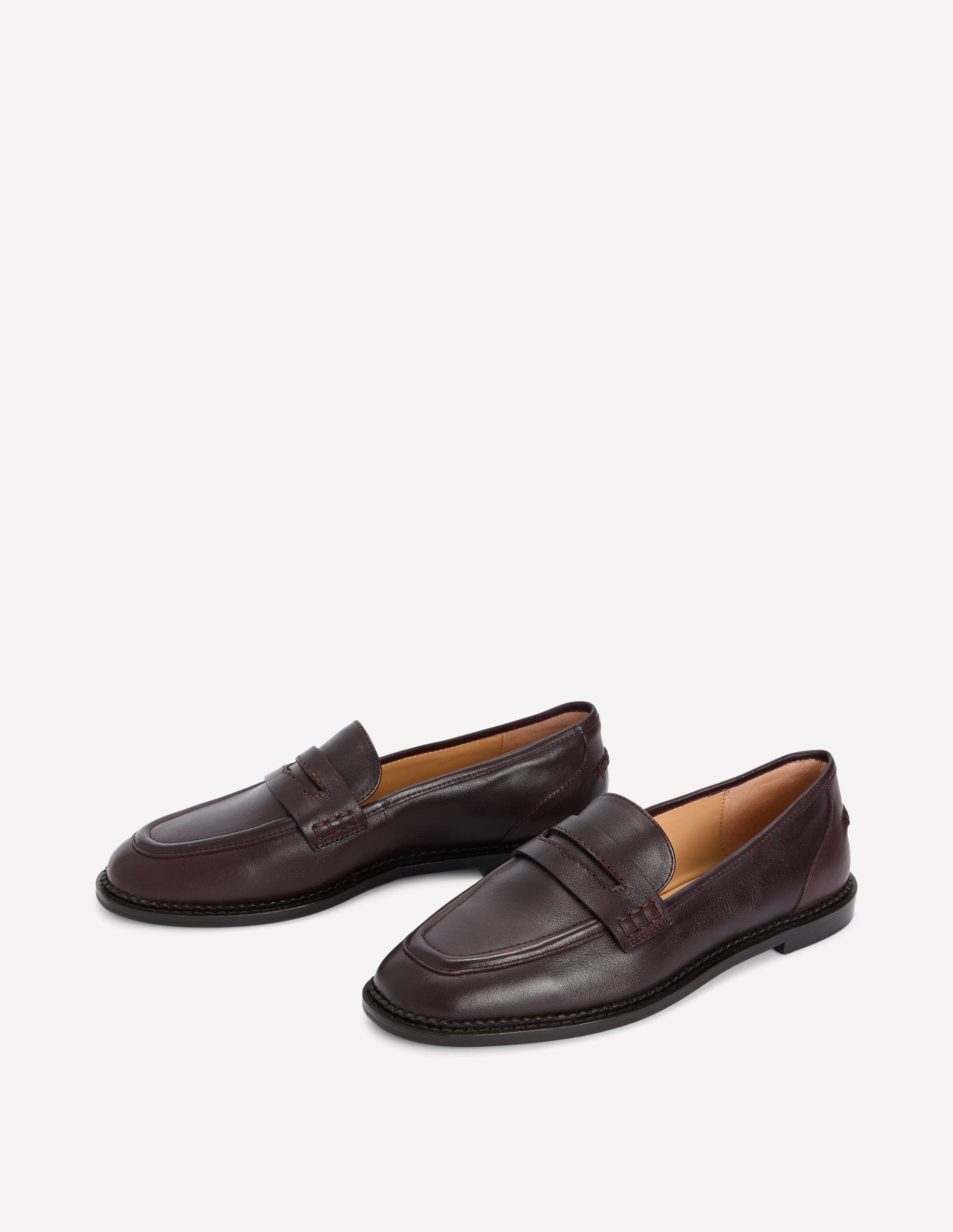 Nya Penny Loafers-Oxblood-4