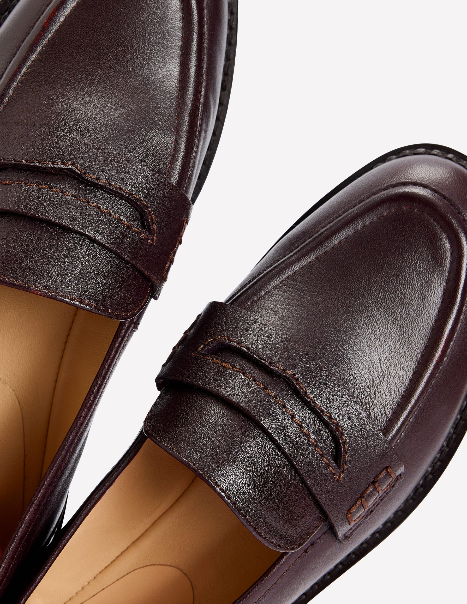 Nya Penny Loafers-Oxblood-5