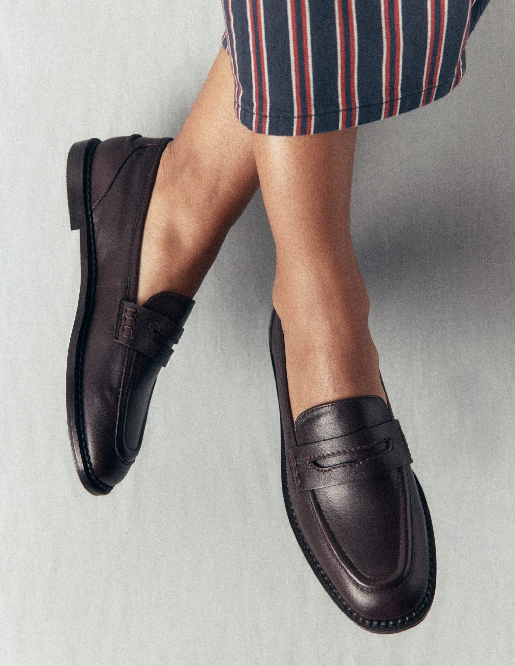 Nya Penny Loafers-Oxblood - Image 3