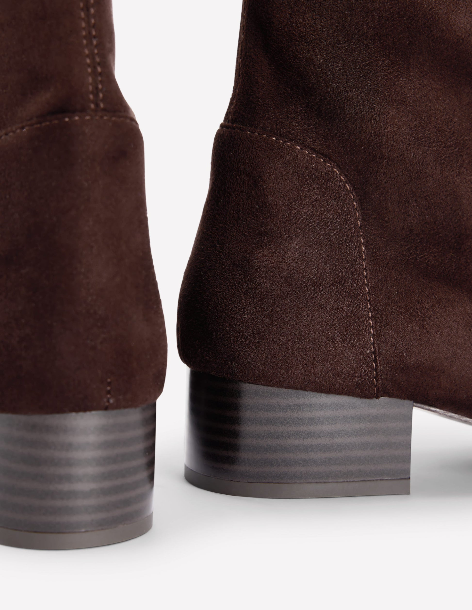Flat Stretch Boots-Chocolate-4