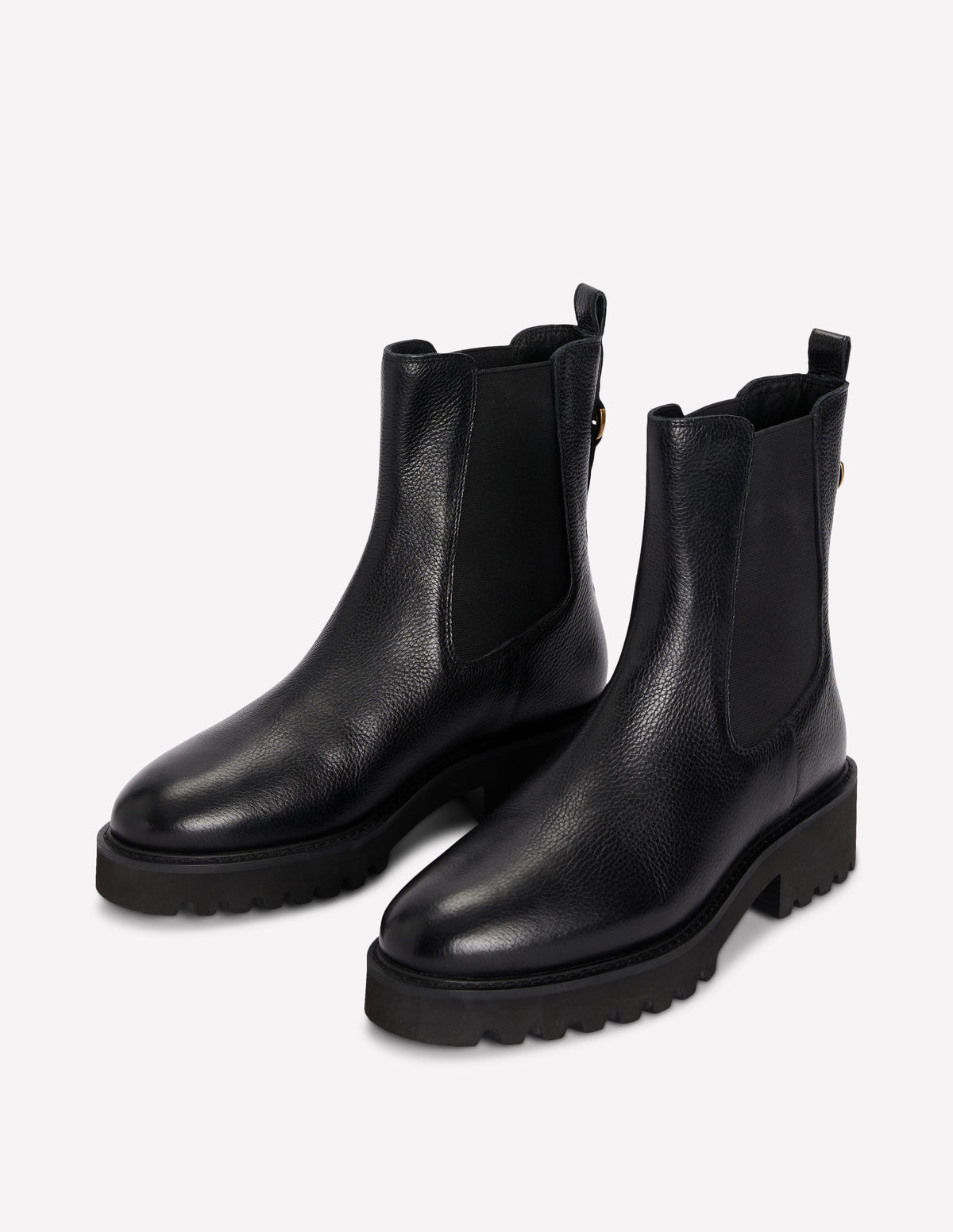 Jessie Chunky Chelsea Boots-Black-3