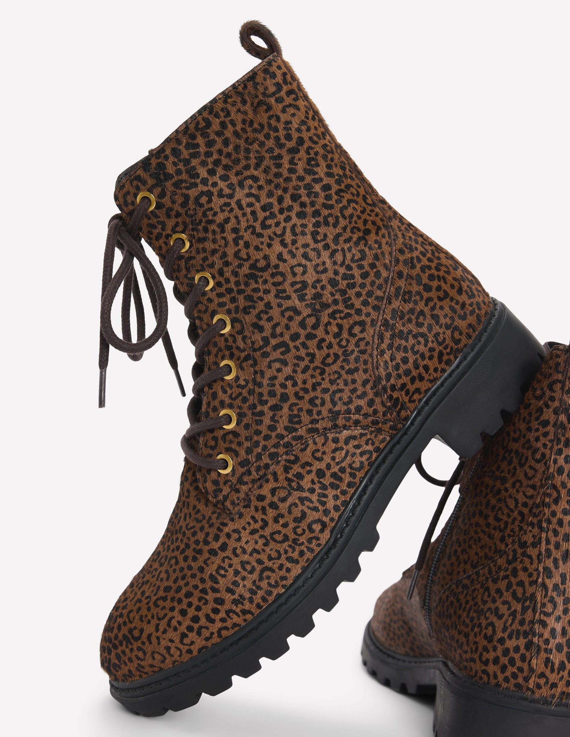 Alex Lace Up Ankle Boots-Mini Leopard-4
