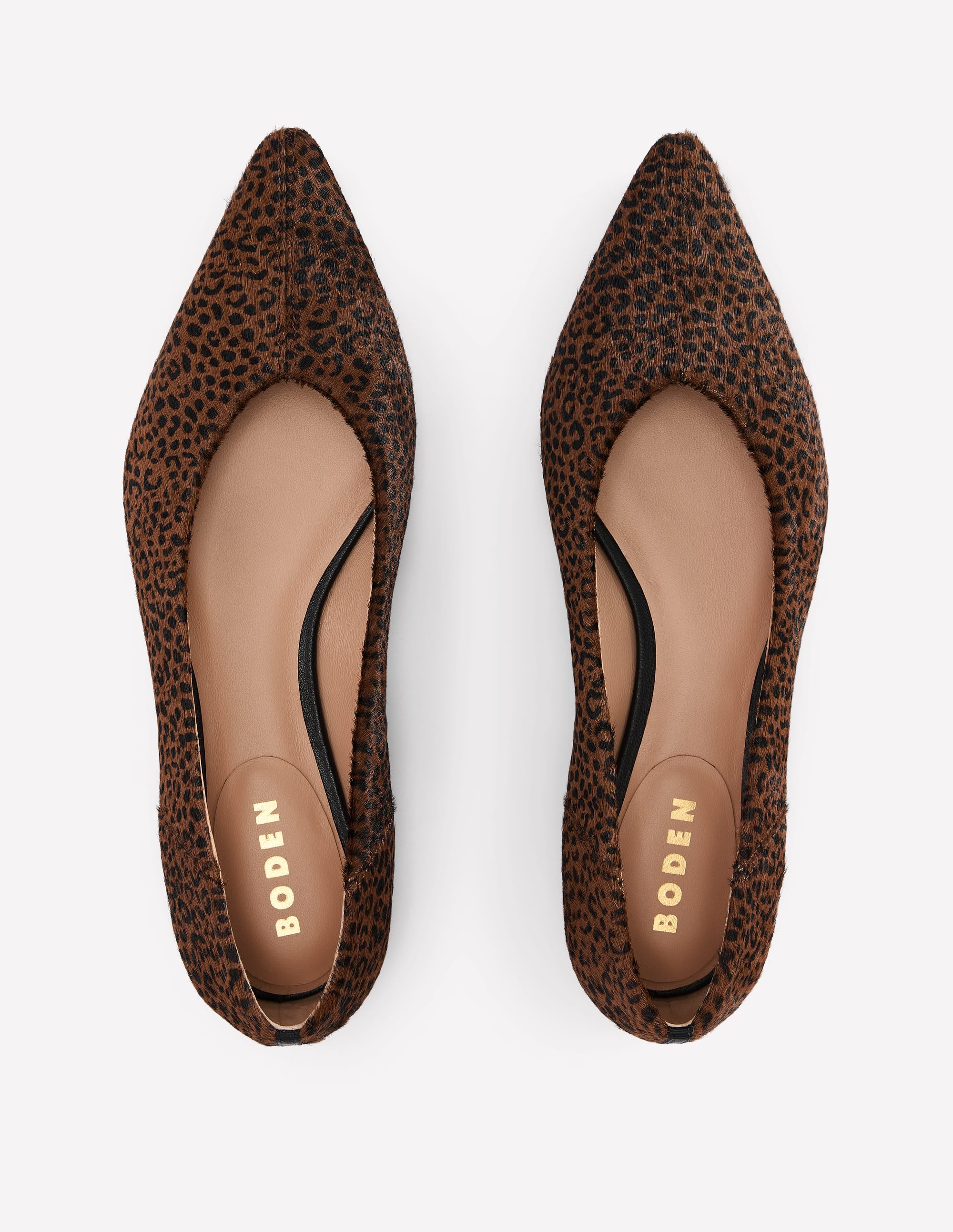 Nigella Pointed Toe Flats-Mini Leopard - Image 5