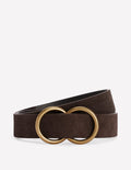 Double Ring Belt-Chocolate