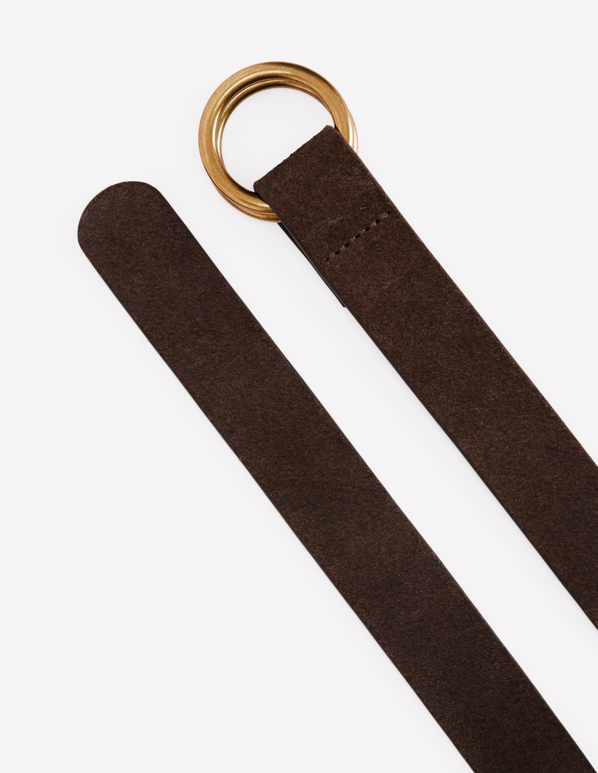 Double Ring Belt-Chocolate-3