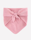 Merino Knitted Neckerchief-Blush Pink
