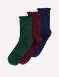 3-Pack Sparkle Socks-Multi