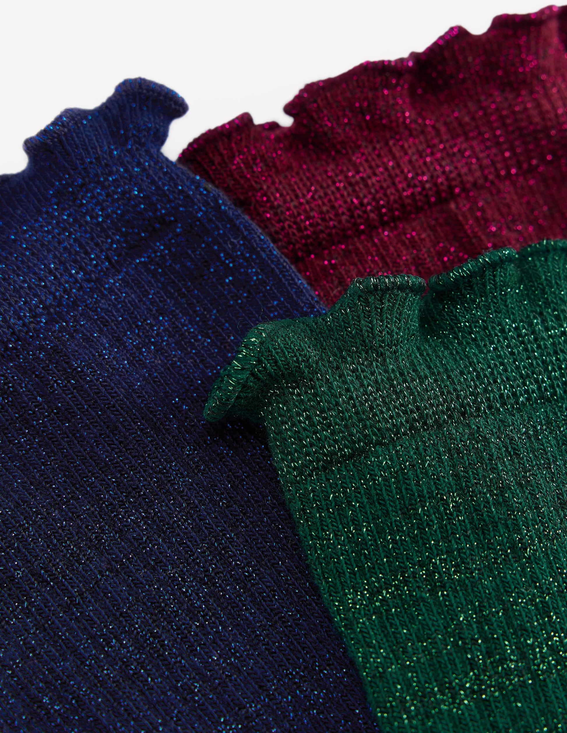 3-Pack Sparkle Socks-Multi-3