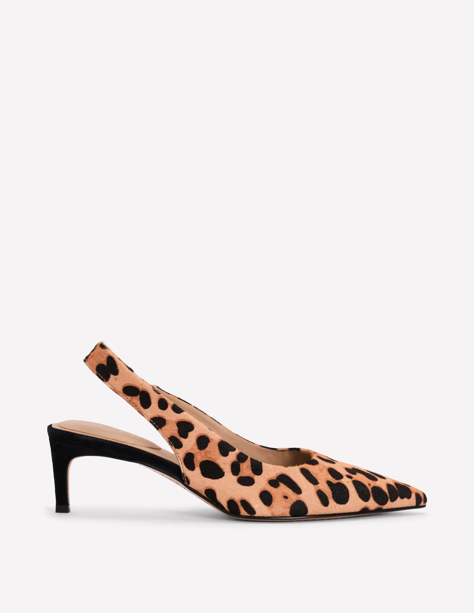 Hope Pointed Slingback Heels-Classic Leopard - Image 1