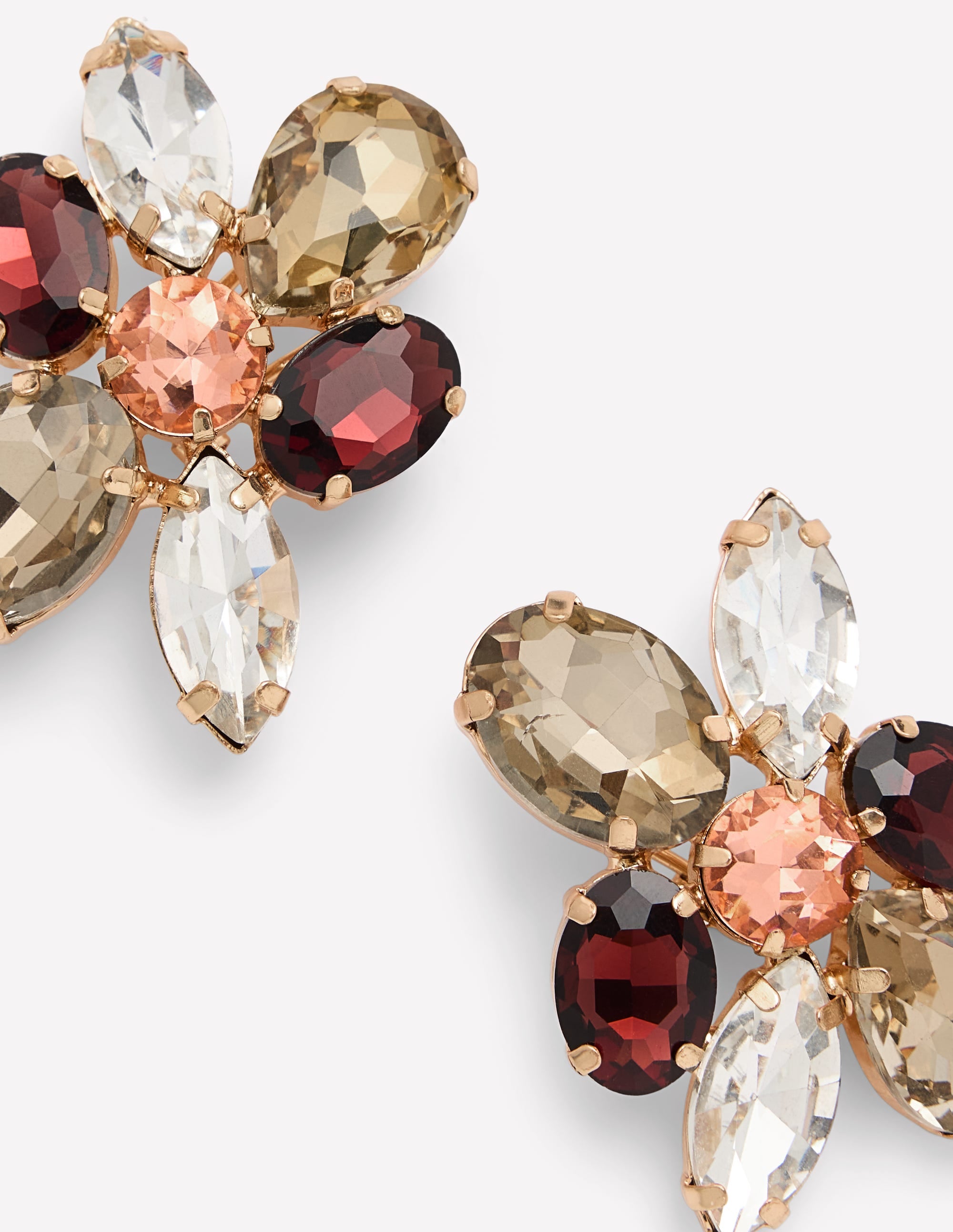Statement Cluster Studs-Red Multi - Image 3