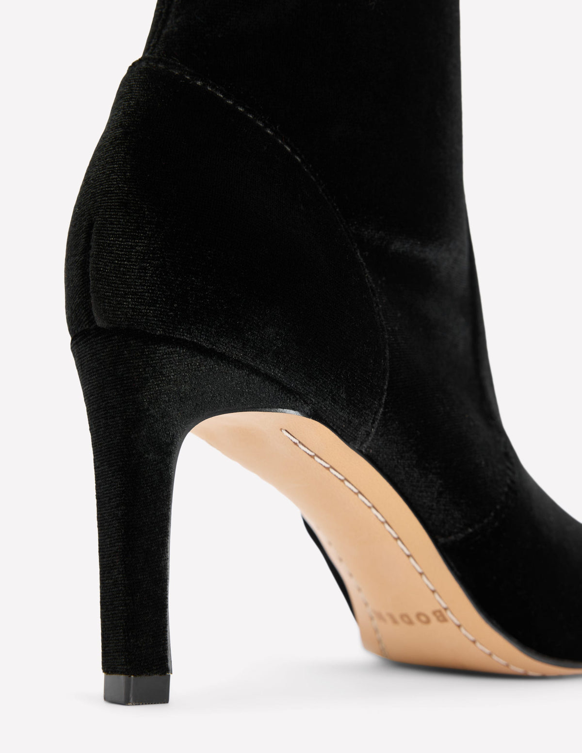 Ankle Stretch Boots-Black-4