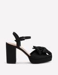 Bow Detail Platforms-Black