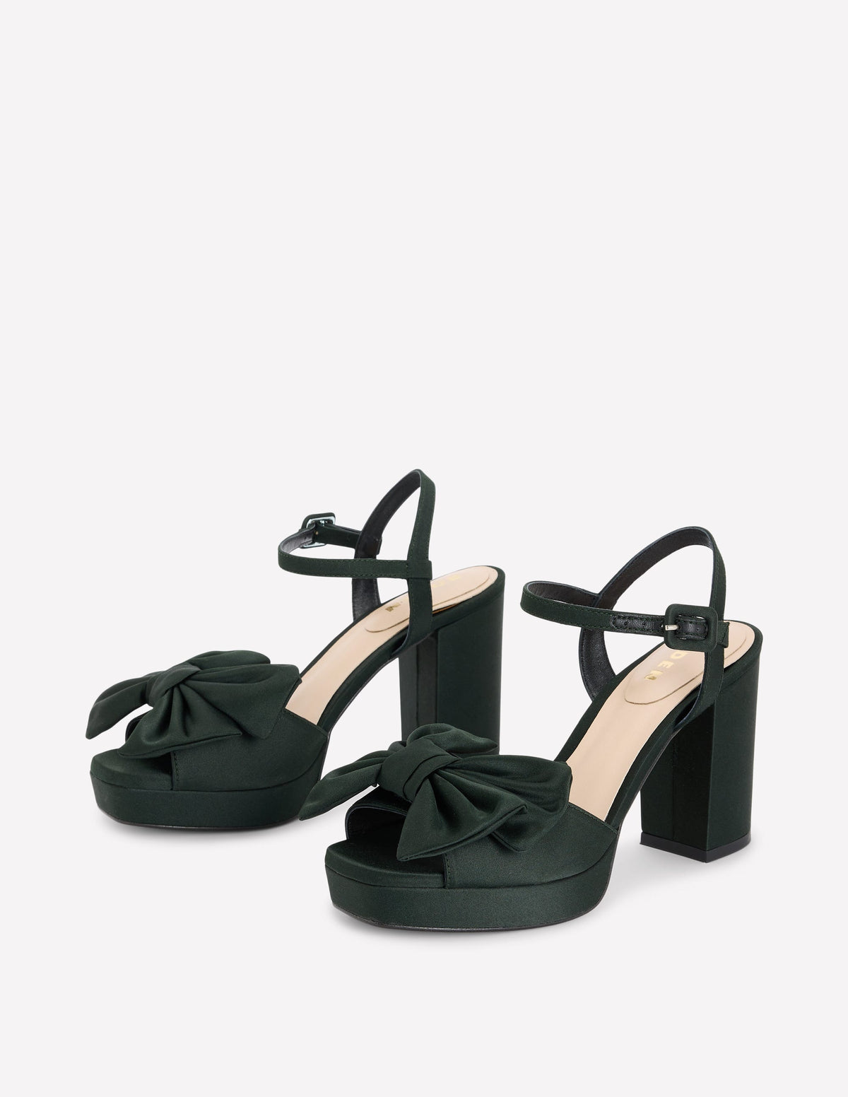 Bow Detail Platforms-Scarab Green-3