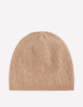 Brushed Cashmere Beanie-Camel