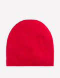 Brushed Cashmere Beanie-Poppy Red