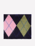 Brushed Cashmere Snood-Multi Argyle