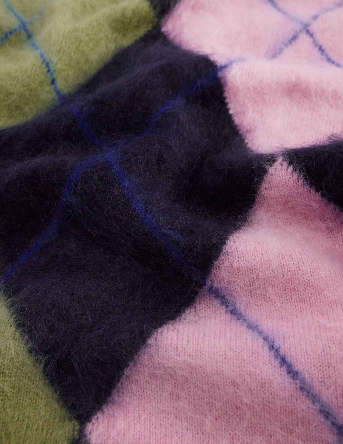 Brushed Cashmere Snood-Multi Argyle-3